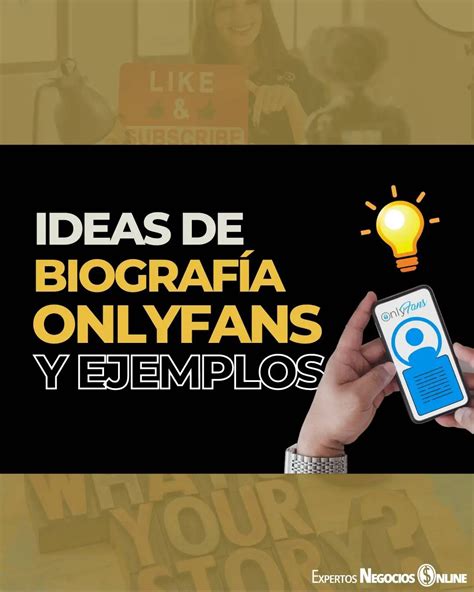 que poner en mi biografia de onlyfans|15 ideas para una biografía de OnlyFans asombrosa